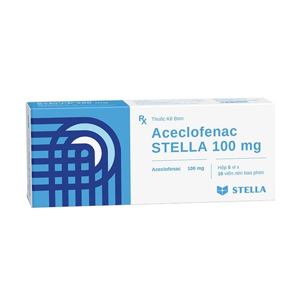 Aceclofenac 100mg stella (h/50v)