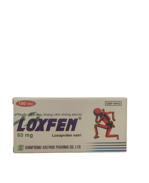 Loxfen loxoprofen 60mg shinpoong daewwo (h/100v)