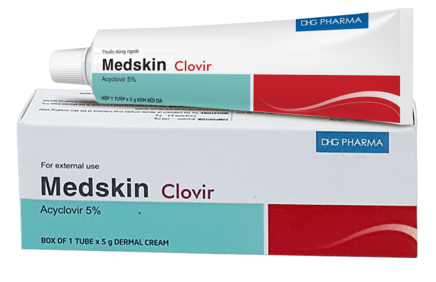 Medskin clovir acyclovir 5% dhg (t/5gr)