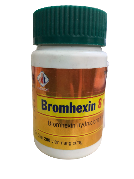 Bromhexin 8mg domesco (c/200viên nang)
