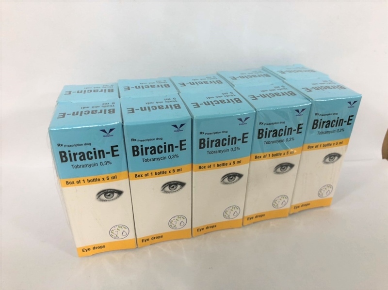 Biracin e tobramycin 0.3% bidiphar (lốc/10c/5ml)