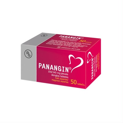 Panangin 158mg/140mg gedeon richter (c/50v)