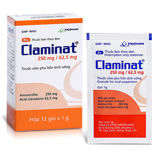 Claminat 250/62.5 mg imexpharm (h/12g)