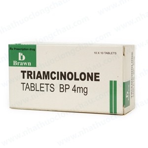 Triamcinolone tablet 4mg brawn (h/100v)