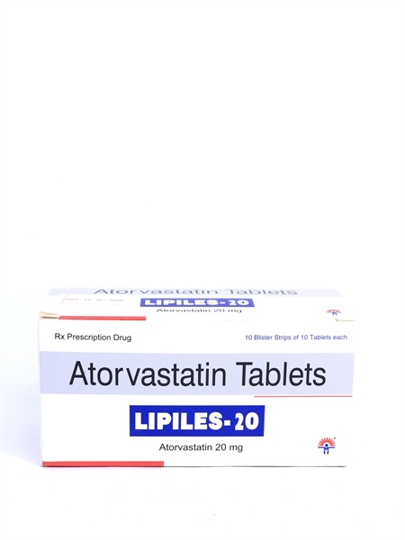 Atorvastatin tablets 20mg lipiles (h/100v)