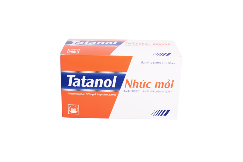 Tatanol nhức mỏi pymephaco (h/100v)