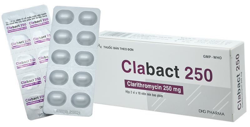 Clabact clarithromycin 250mg dhg (h/20v)