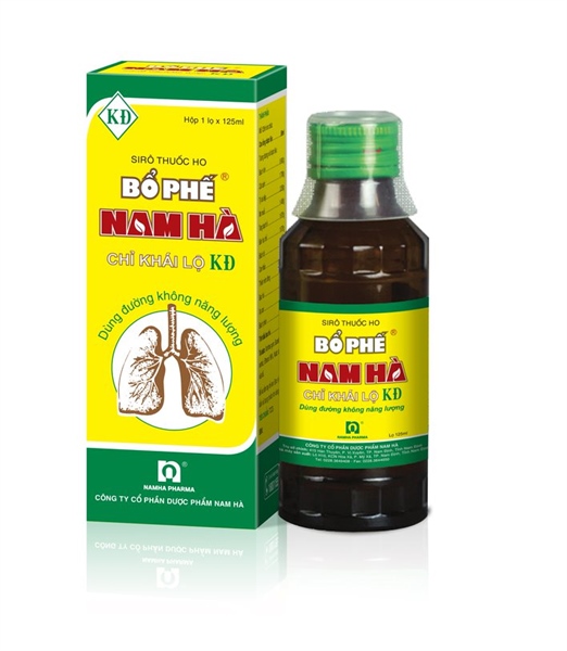 Bổ phế nam hà chỉ khái lộ không đường (c/125ml) (xanh lá)