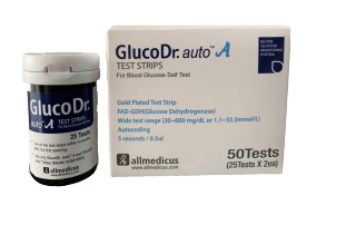 Que thử đường huyết gluco dr auto (h/50que)