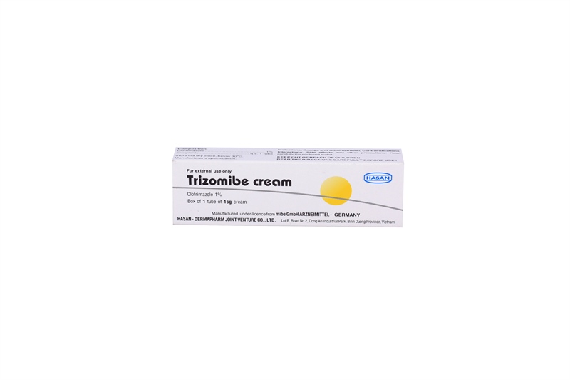 Trizomibe clotrimazol 1% hasan (tuýp/15gr)