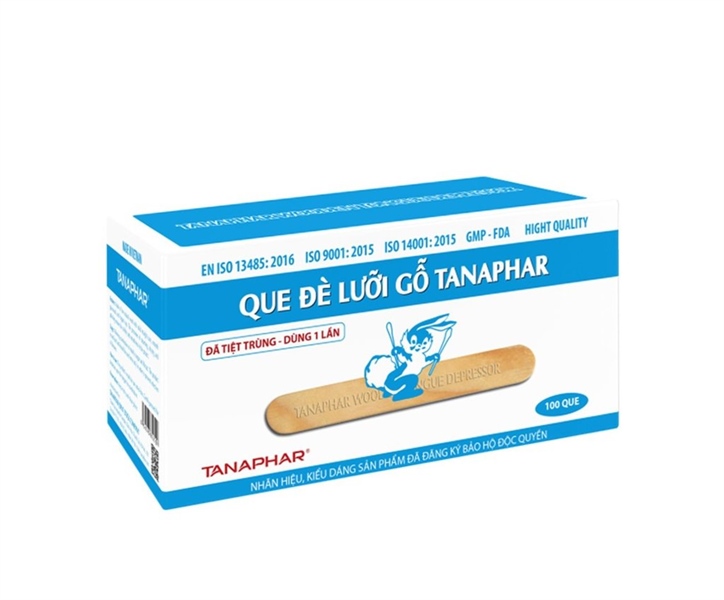 Que đè lưỡi gỗ tanaphar (h/100c)