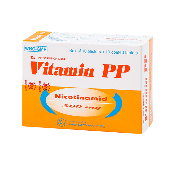 Vitamin pp 500mg khapharco (h/100v)