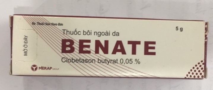Benate clobetason 0,05% merap (tuýp/5gr)