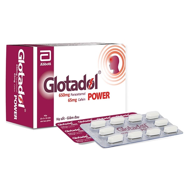 Glotadol power abbott (hộp/100viên nén)