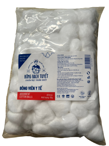 Bông viên bạch tuyết (g/50gr)