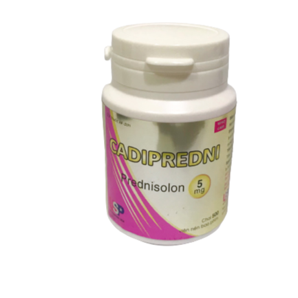 Cadipredni 5mg usp (c/500v)