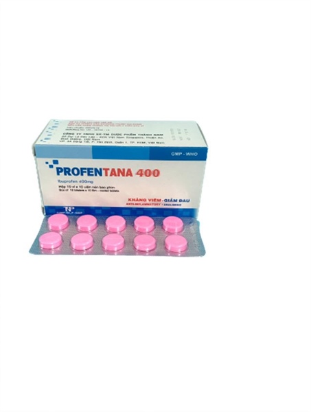 Profentana ibuprofen 400mg thành nam (h/100v)