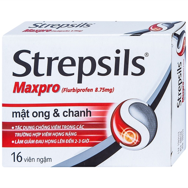 Strepsils maxpro reckitt benckiser (h/2vỉ/8v)