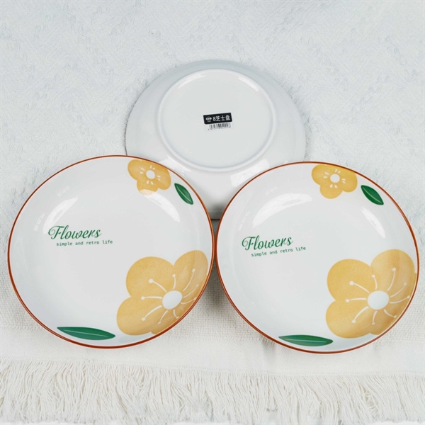 Đĩa sứ phô mai 8 inch