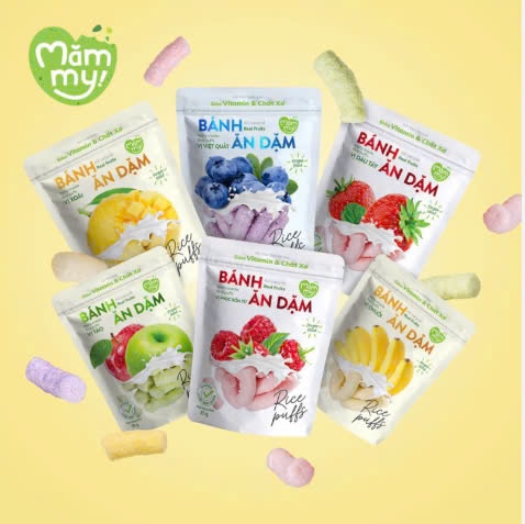 Bánh ăn dặm Mămmy Rice puffs 35g (6M+)