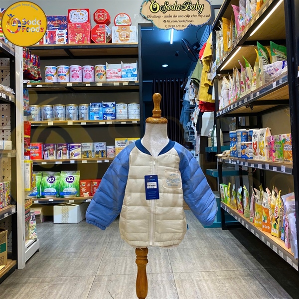 Áo khoác Bomber phao trần bông MOMPA - KẺ VÀNG