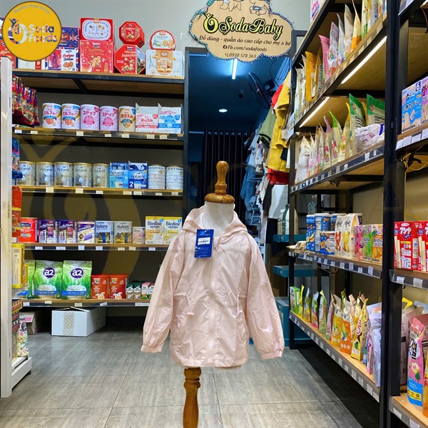 Áo khác gió 2 màu MOMPA - KEM