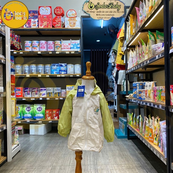 Áo khoác gió 3 màu MOMPA - XANH LÁ