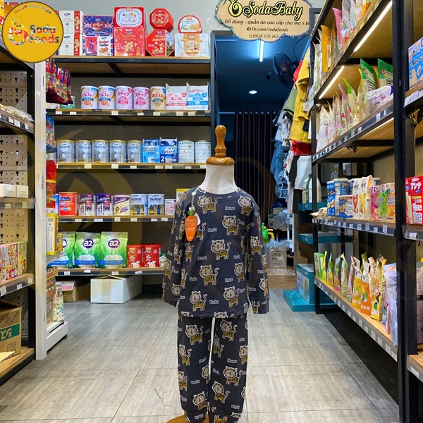 Bộ dài nỉ in họa tiết - Động Vật - BE