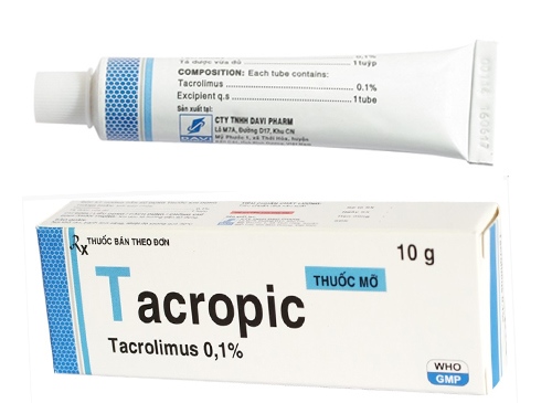 Tacropic 0.1% cream davipharm (tube/10 gram)