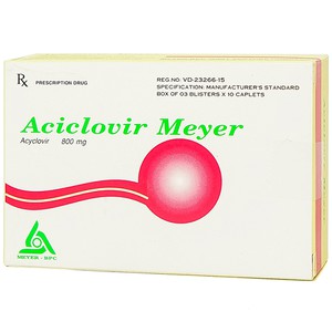 Aciclovir 800mg meyer (h/30v)