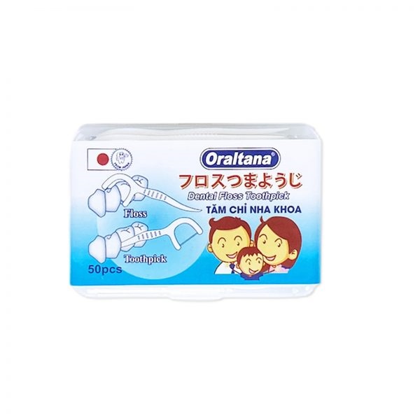 Tăm chỉ nha khoa oraltana tanaphar (h/50cây) (màu ngẫu nhiên)