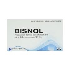 Bisnol bismuth oxyd davipharm 120mg (h/60v)
