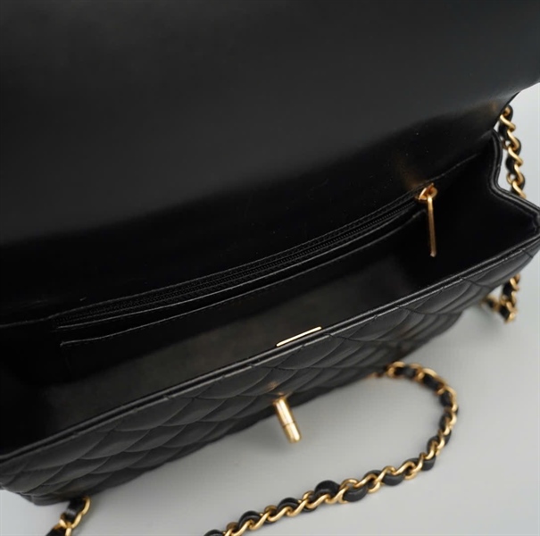 Túi Chanel Handle đen (K67LGENC) sz23 (HC) +