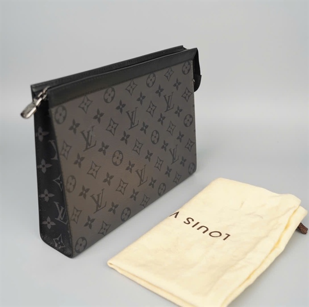 Túi LV clutch hoa đen (FN3270) sz27KG+