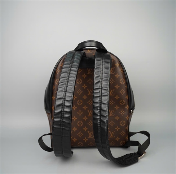 Balo LV hoa nâu viền đen (BMC) KG+