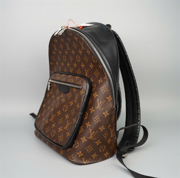 Balo LV hoa nâu viền đen (BMC) KG+