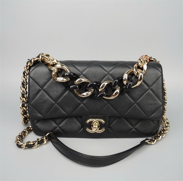 Túi Chanel Classic đen (K16HXTC8) sz23 (HC) +