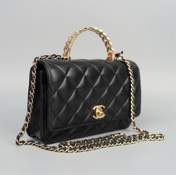 Túi Chanel Handle đen (HT3XC17E) sz19 (HC) +