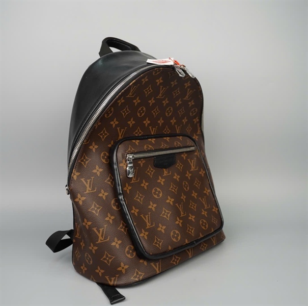 Balo LV hoa nâu viền đen (BMC) KG+