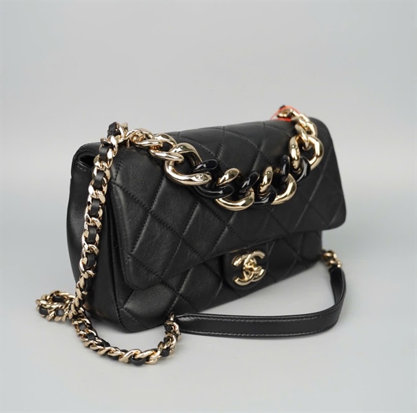 Túi Chanel Classic đen (K16HXTC8) sz23 (HC) +