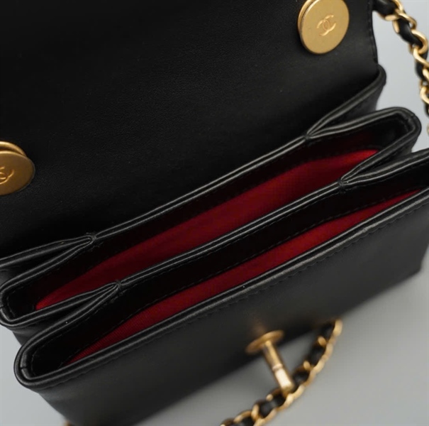 Túi Chanel Woc đen (PLANCPJG) sz17 (HC) +