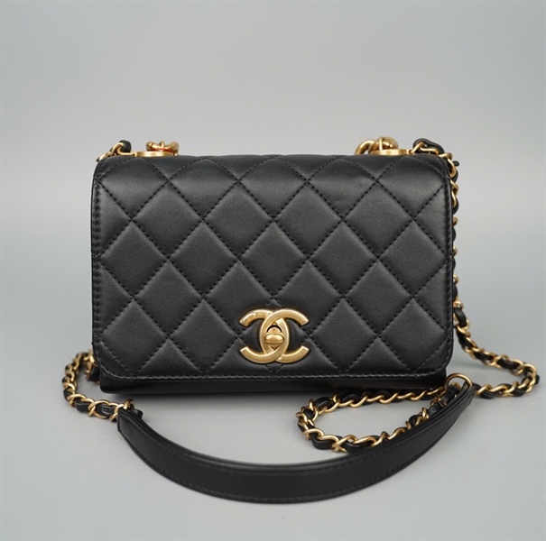 Túi Chanel Woc đen (PLANCPJG) sz17 (HC) +