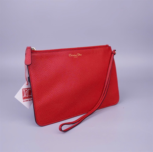 Túi Dior màu đỏ sz24 KG+