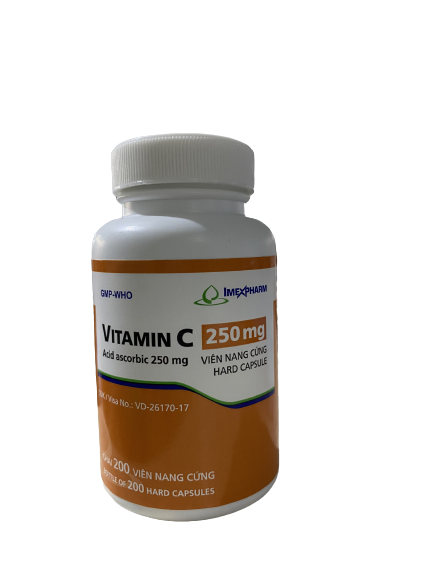 Vitamin c 250mg capsules imexpharm (c/200v)