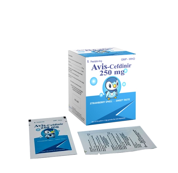 Avis-cefdinir 250mg s.pharm (h/30 gói)