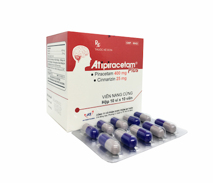 Atipiracetam plus piracetam 400mg an thiên (h/100v)