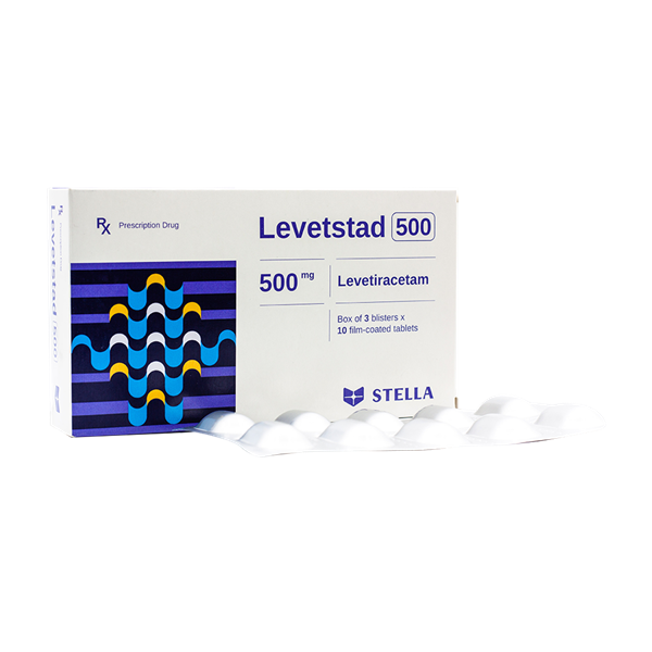 Levetstad levetiracetam 500mg stella (h/30v)