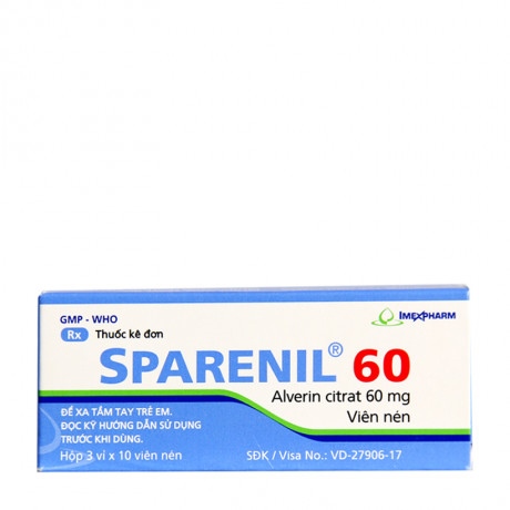 Sparenil alverin 60mg imexpharm (h/30v)