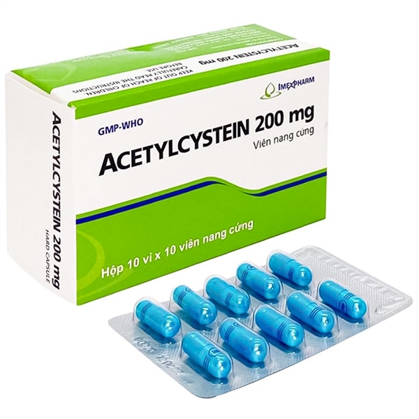 Acetylcystein 200mg imexpharm (h/100v)