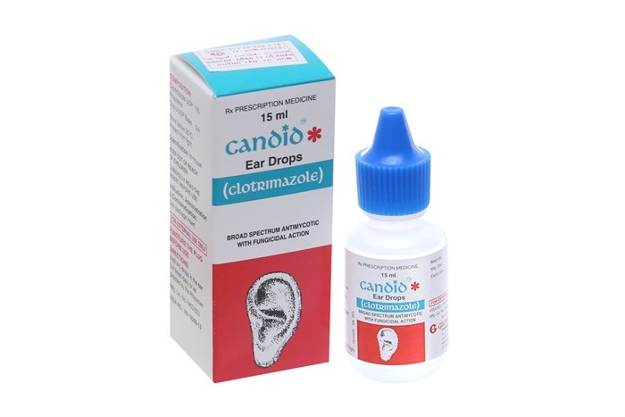 Thuốc nhỏ tai candid glenmark (c/15ml)